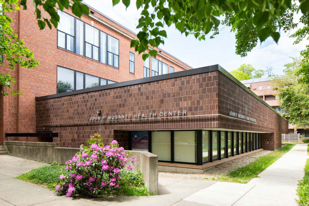 Exterior of HCHC's John P. Musante Health Center