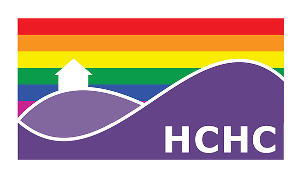 HCHC LGBTQ+ support logo